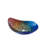 Multicolor Teardrop Tempered Glass Bathroom Vessel Sink Bowl, Countertop Bathroom Sink for Bathroom Vanity