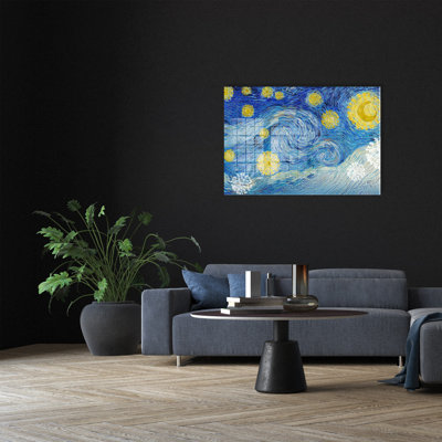 Peinture décorative en verre trempé