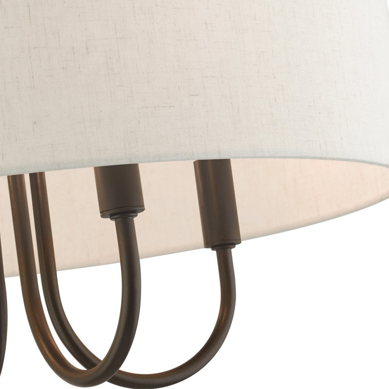 Miala 4 - Light Shaded Pendant, English Bronze