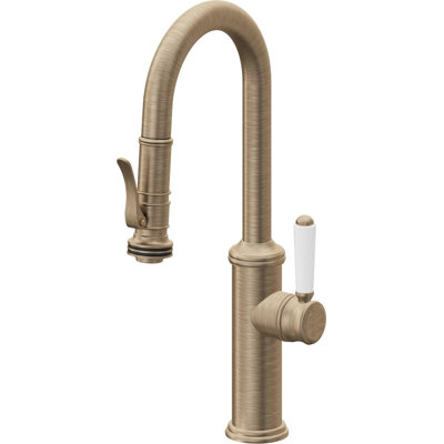 Davoli Pull-Down Prep/Bar Faucet with Squeeze Sprayer