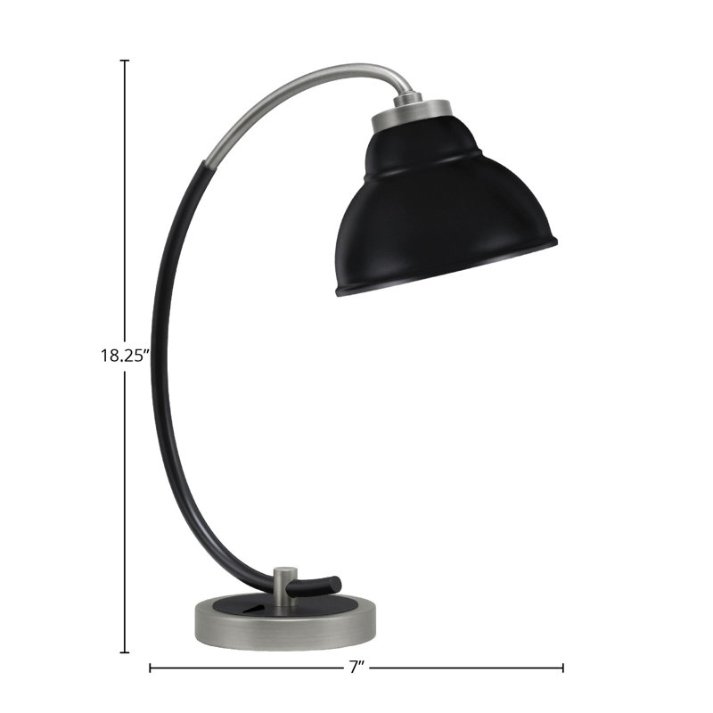 Lampe Jareb, Graphite / noir mat, Noir