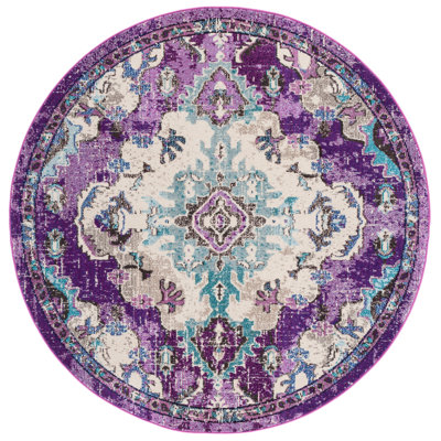 Tapis oriental en polypropylène tissé à la machine Brynlee