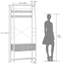 Alexeis Hall Tree 80cm Wide with Bench-23363997