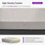 Ensemble de salle à manger de patio en osier avec table rectangulaire en aluminium et chaises à accoudoirs modernes PURPLE LEAF-133082591