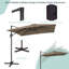 Parasol carré en porte-à-faux 9 pi x 9 pi Daarina-585663656