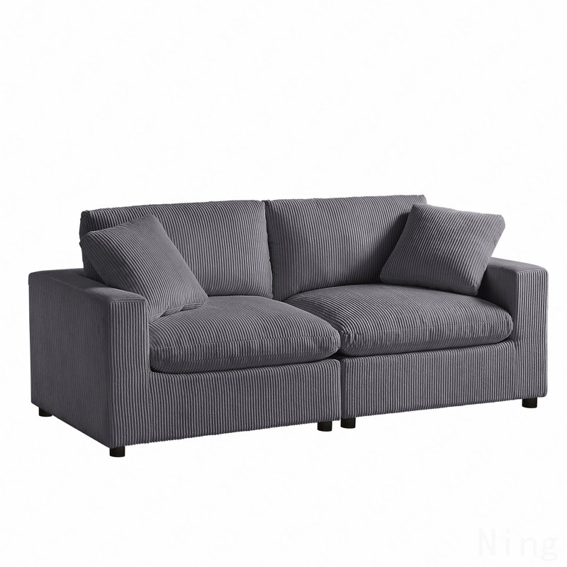 Chelsea Modular  2-Piece Sofa - Charcoal, Charcoal