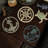 Metal Round 3 Piece Trivet Set