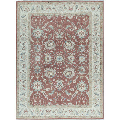 Hand-Knotted High-Quality Red Area Rug