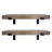 Emerald Lee 2 Piece Poplar Bracket Shelf-98512637-125961370