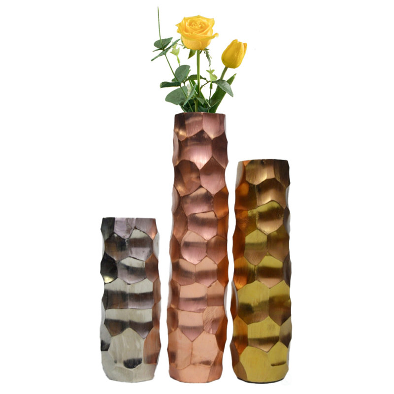 Estrela Metal Table Vase