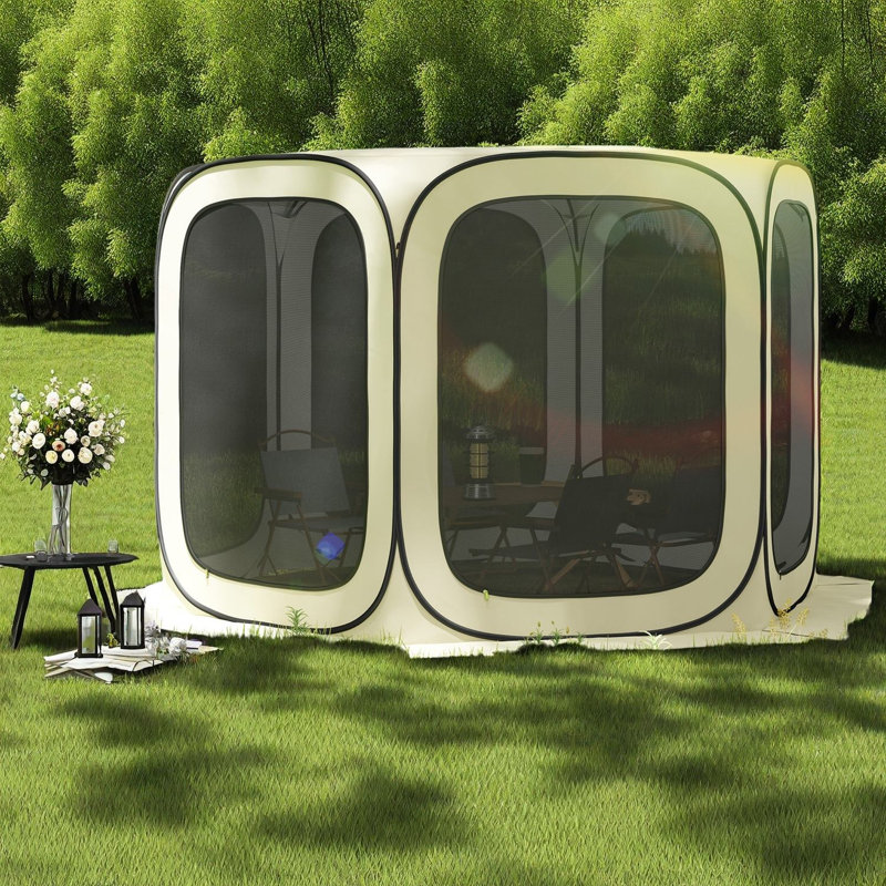 Portable Gazebos, 11 x 11 ft Screen Tent, UPF50+