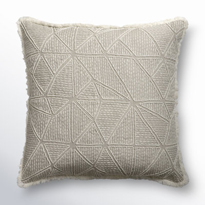Helma Geometric Linen Throw Pillow
