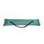Chaise suspendue en tissu vert Oxford avec barres d'écartement en bois franc perforé, porte-gobelet et capacité de charge de 100 kg - idéale pour les cours intérieures, les cours en bord de mer et les cours extérieures