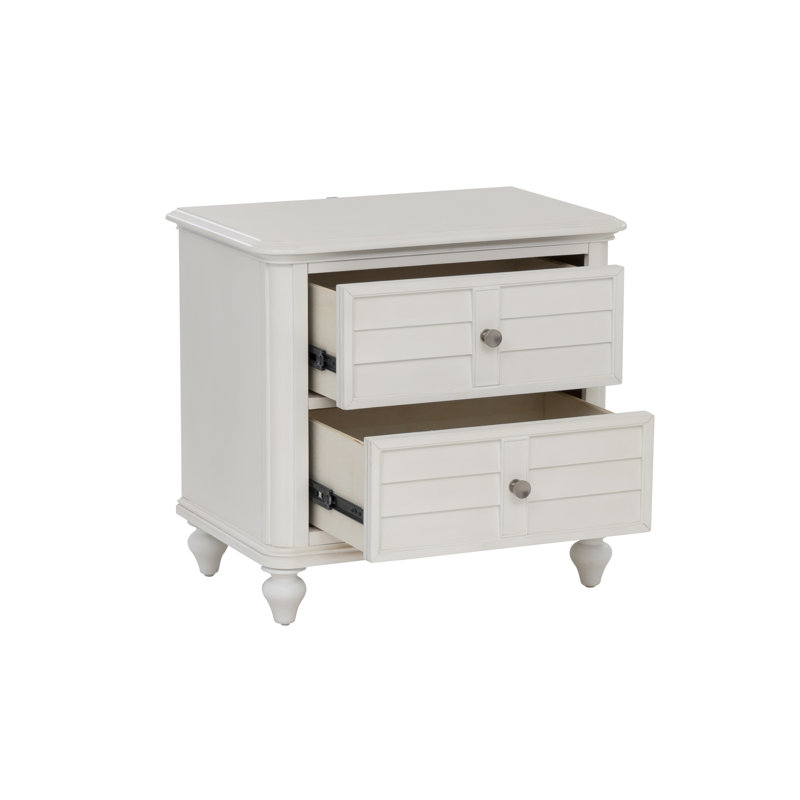 Table de chevet blanche Noelle