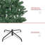 Sapin de Noël artificiel mince de 6 pi de hauteur non éclairé avec branches réalistes et 583 pointes