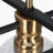 Jorinde 4-Light Modern Farmhouse Rectangle Black Metal  Chandelier with Seeded Glass Shade