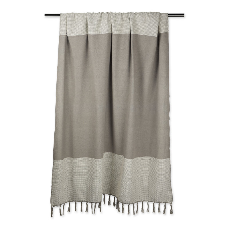 Jeté 100% coton , Gris