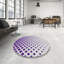 Tapis violet/blanc à motifs Holtzclaw-67186729