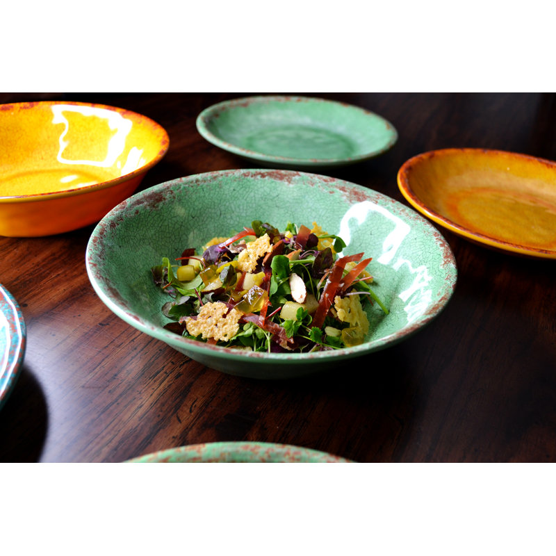 Casablanca 600ml Pasta Bowl, Green
