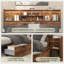Platform Bed Frame With 4 Under‑Bed Storage Drawers, Storage Headboard With Pull Out Nightstands, Charging Station & Rgb Led Lights, No Box Spring Required-1139517462-1139706938