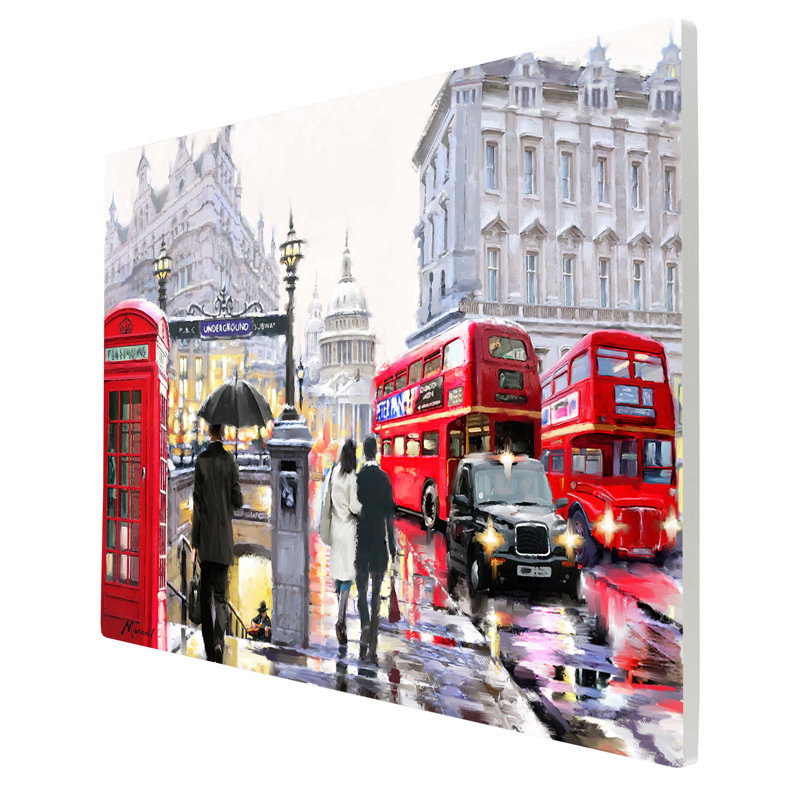 MACNEIL STUDIOS Traditional Cities & Countries Wall Decor on Ceramic
