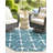 Glidden Rectangle Geometric Polypropylene Plastic Rug-353058077