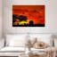 Paysage de coucher de soleil africain Alvord-107710632