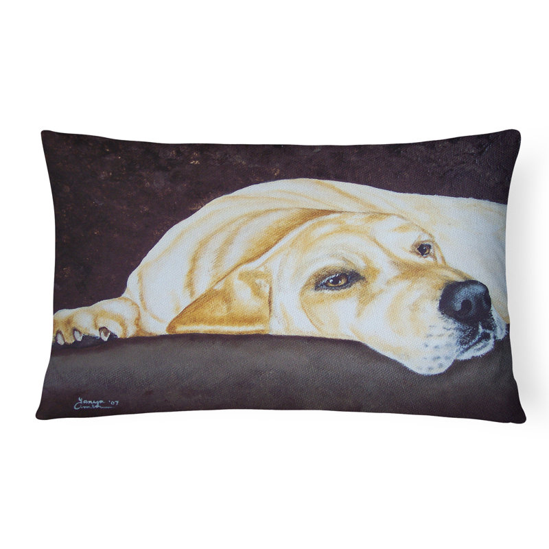  Coussin décoratif intérieur / extérieur Naptime Labrador