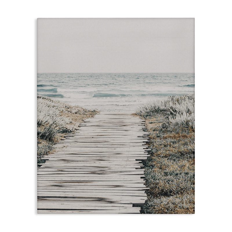 Art mural sur toile Rugged Beach Path par LSR Design Studio bp-504_CN, H 48 po x l 36 po