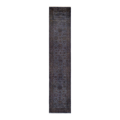 Xiah One-of-a-Kind 2' 6" X 12' 7" Hand Knotted Area Rug
