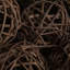 Vickerman Natural Botanicals 4" Lata Ball, Natural Brown. Includes 25 Pieces per Pack