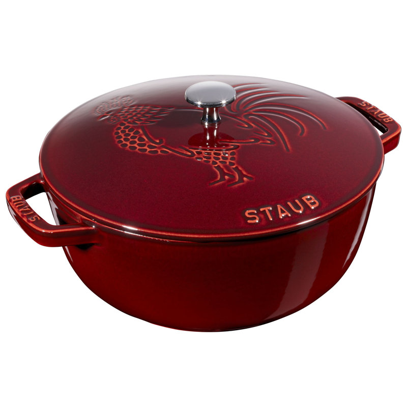 Cast Iron 3.8-qt Essential French Dutch Oven, Grenadine