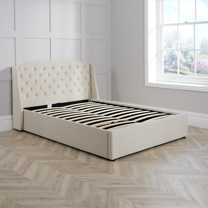Allensby Upholstered Ottoman Storage Bed, Double