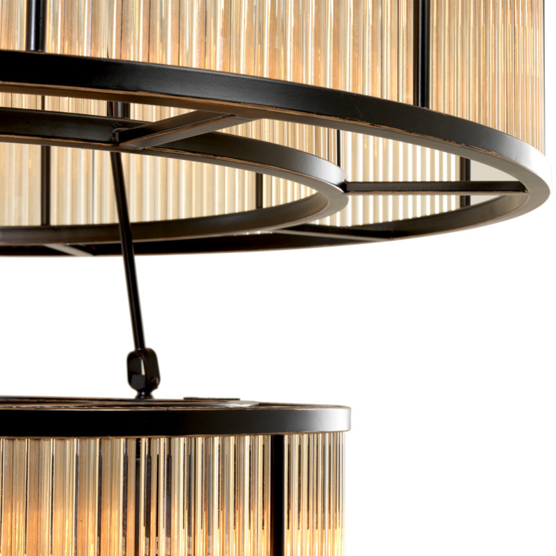Bernardi 20 - Light Dimmable Lantern Tiered Chandelier