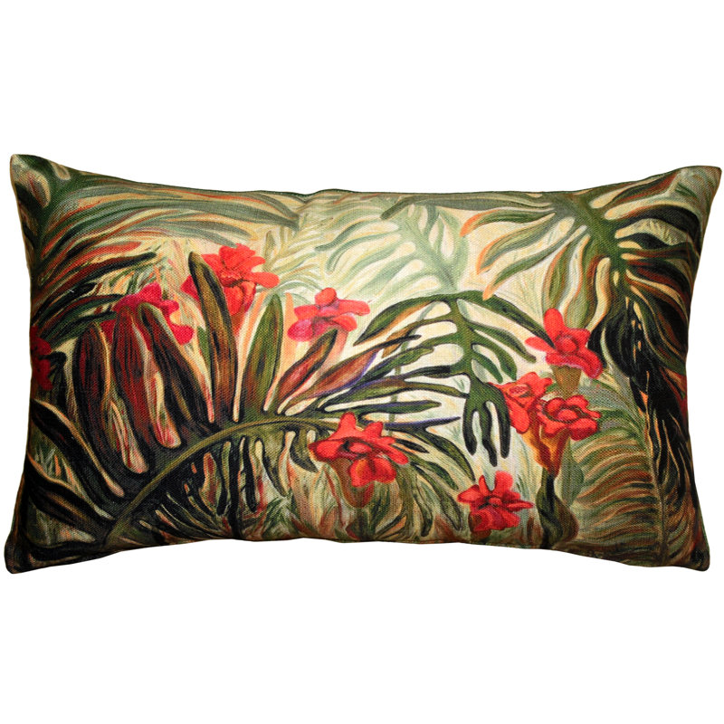 Coussin lombaire intérieur/extérieur jungle of ferns