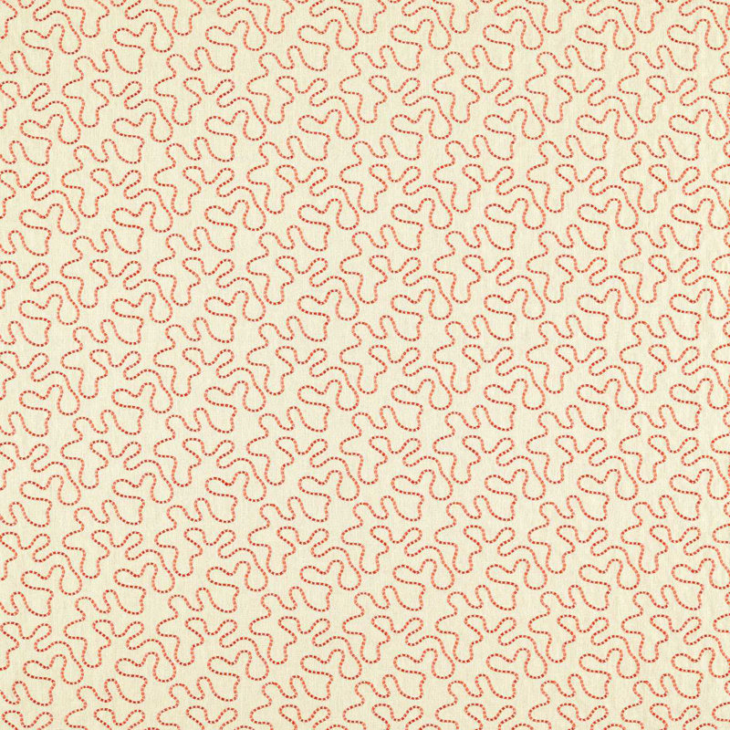 Wiggle Fabric, Linen/Carnelian