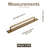 Cut-Section Design Bar Pull With Backplate(G022)-121256686-121256687