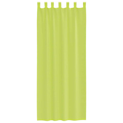 Voile Curtains With Tab Top 2 Pcs