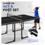 Table de tennis de table pliable 6 pieds avec surface de jeu en panneau de fibres à densité moyenne de 12 mm-130474617