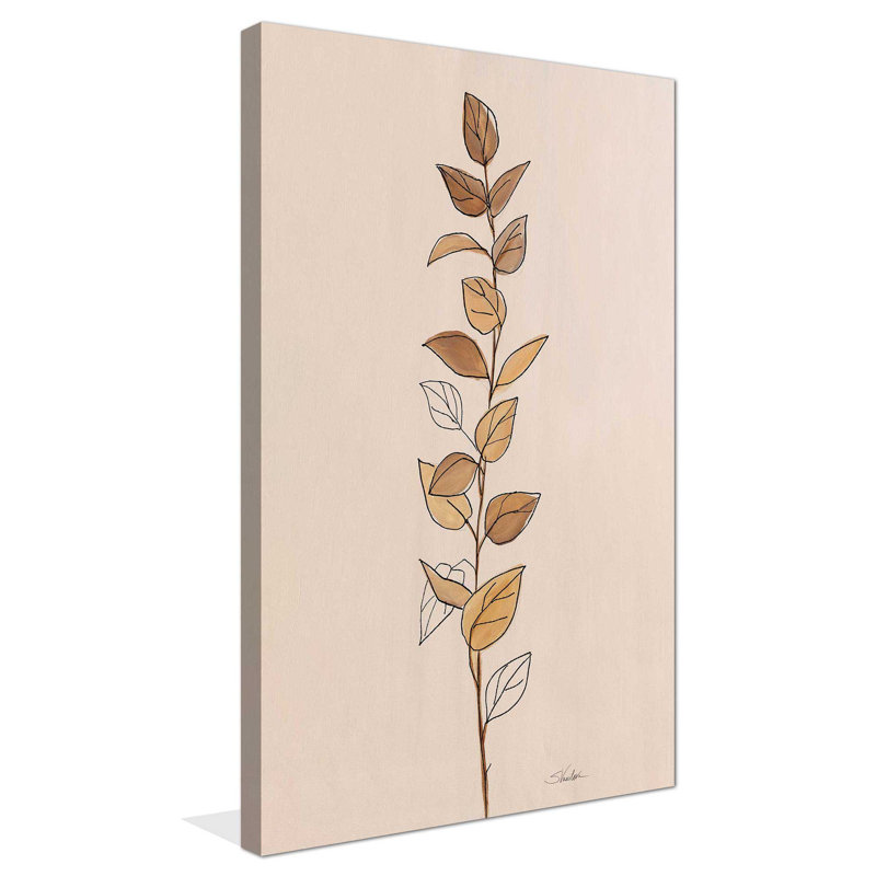 " Farm Branch II " Painting Print, 30" H x 18" W x 1" D, Wrapped Canvas