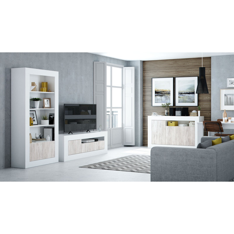 Diyaan 181 cm H x 94 cm W Standard Bookcase