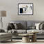 «Neutral Tapisserie Abstraction», reproduction sous verre encadrée, design par Irena Orlov-1820437534-1820437533