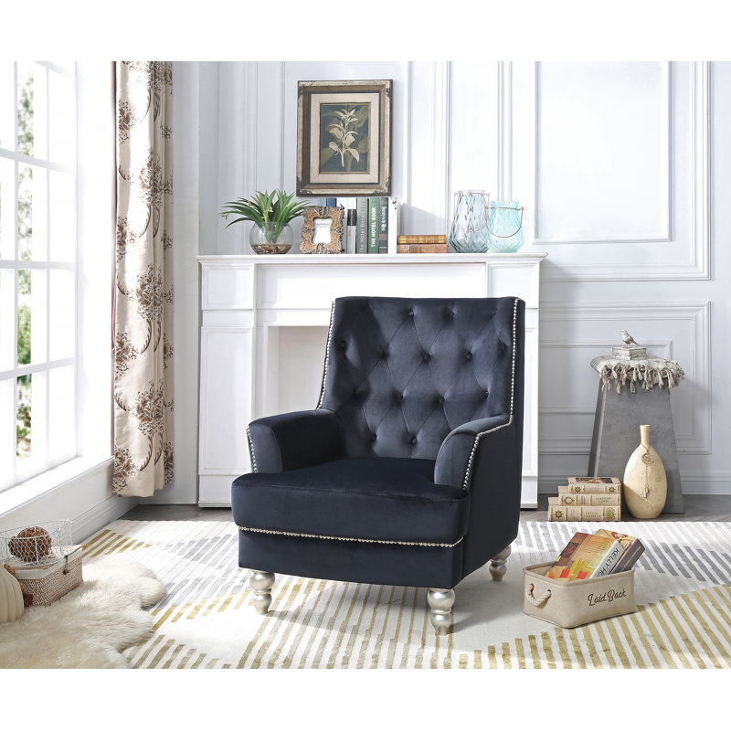 Fauteuil noir élégant Elegant, Black
