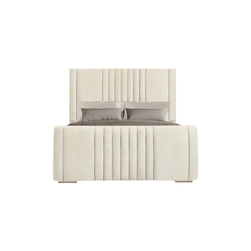 Ganador Upholstered Bed, Cream, Small Double (4')