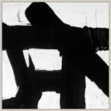Intermittent 1' Framed Graphic Art Print on Canvas
