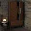 Armoire nordique en marqueterie de bois massif-455831600