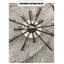 Horloge murale en métal de style contemporain-109742735