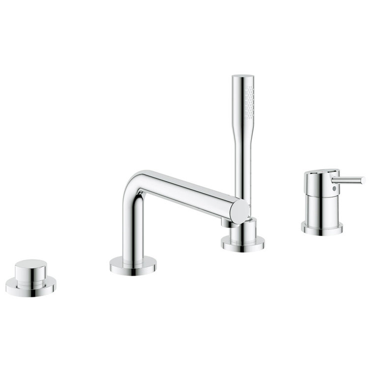 Concetto™ Single Handle Deck Mounted Roman Tub Faucet with Handshower
