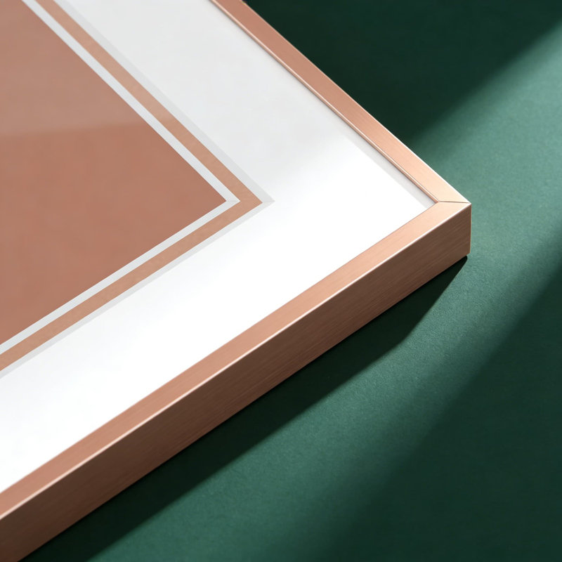 Premium Rose Gold Diploma Frame 15X18 With Mat For 11X14 Certificates - High End Metal Graduation Degree Display With Tempered Glass And Wall Hanging Kit