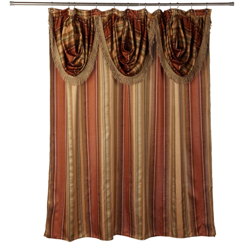 Elio Striped Shower Curtain